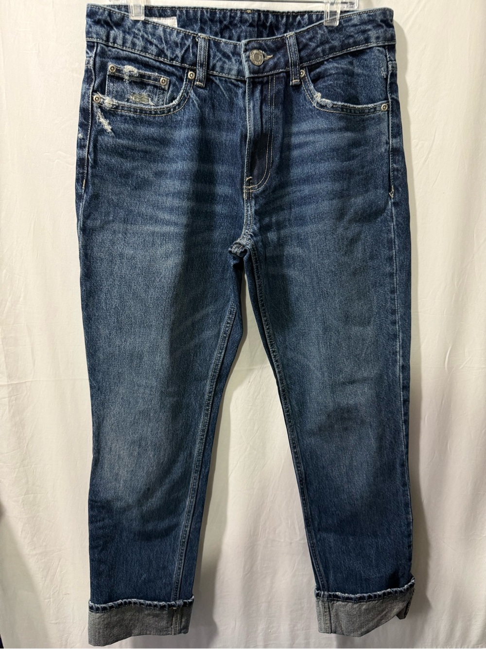Zara Indigo Relaxed Jeans